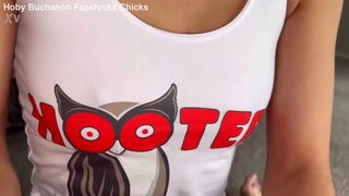 ReinaRaexxx anal in Hooters shirt hot porn scene