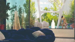 Angelika Grays poolside lesbian scene porn video