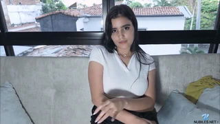 Miia Carter on couch sex video