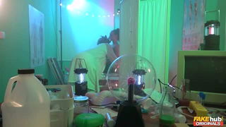 Lady Bug neon lab sex porn clip