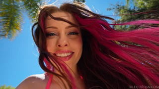 Haley Spades pink bikini tease xxx movie