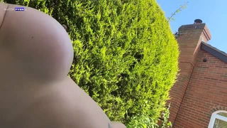 Jasmine Jae backyard nude tease porn movie
