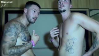 Tattooed Spanish men with Kylie Jones xxx movie